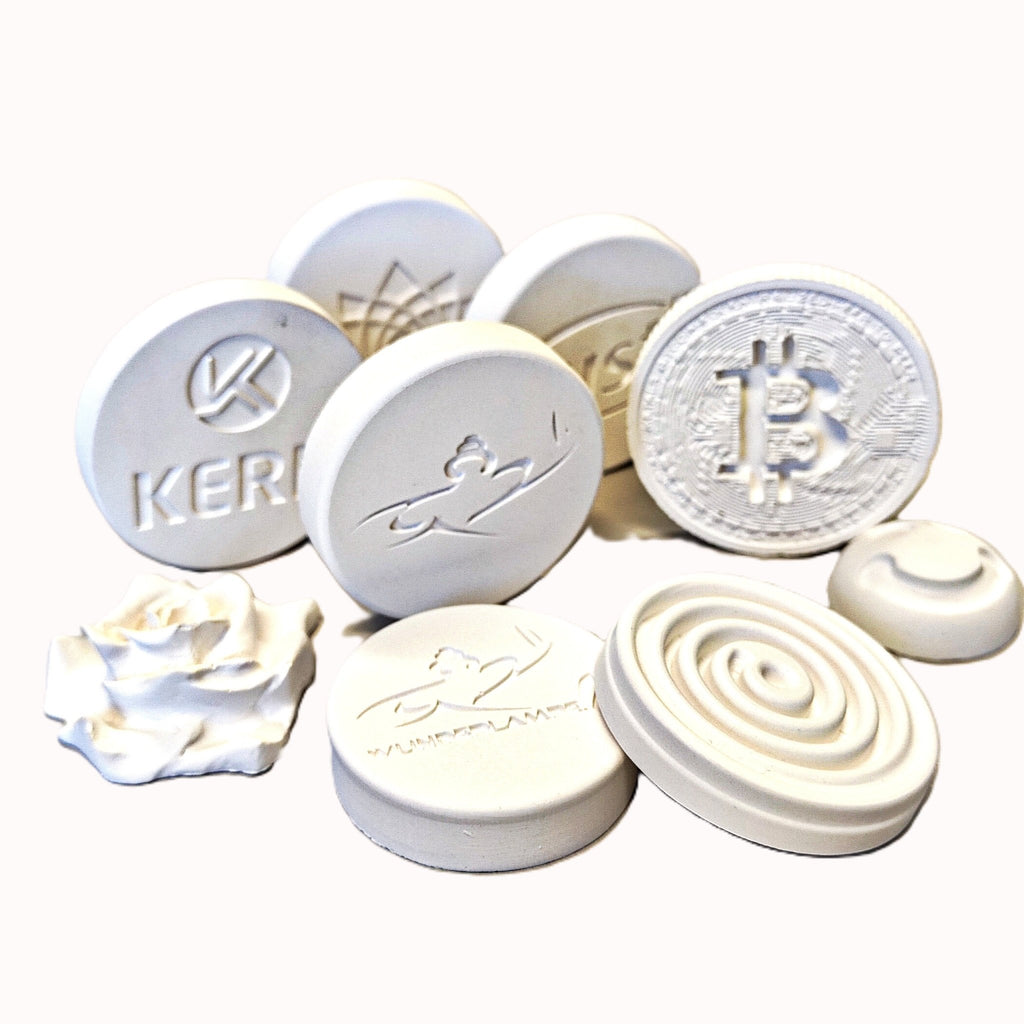 SONDERANFERTIGUNG! Personalisierte handgemachte Duftsteine zur Verwendung von Aromaölen/Duftölen und ätherischen Ölen - Wunderkraft.bio von Wunderlampe.bio
