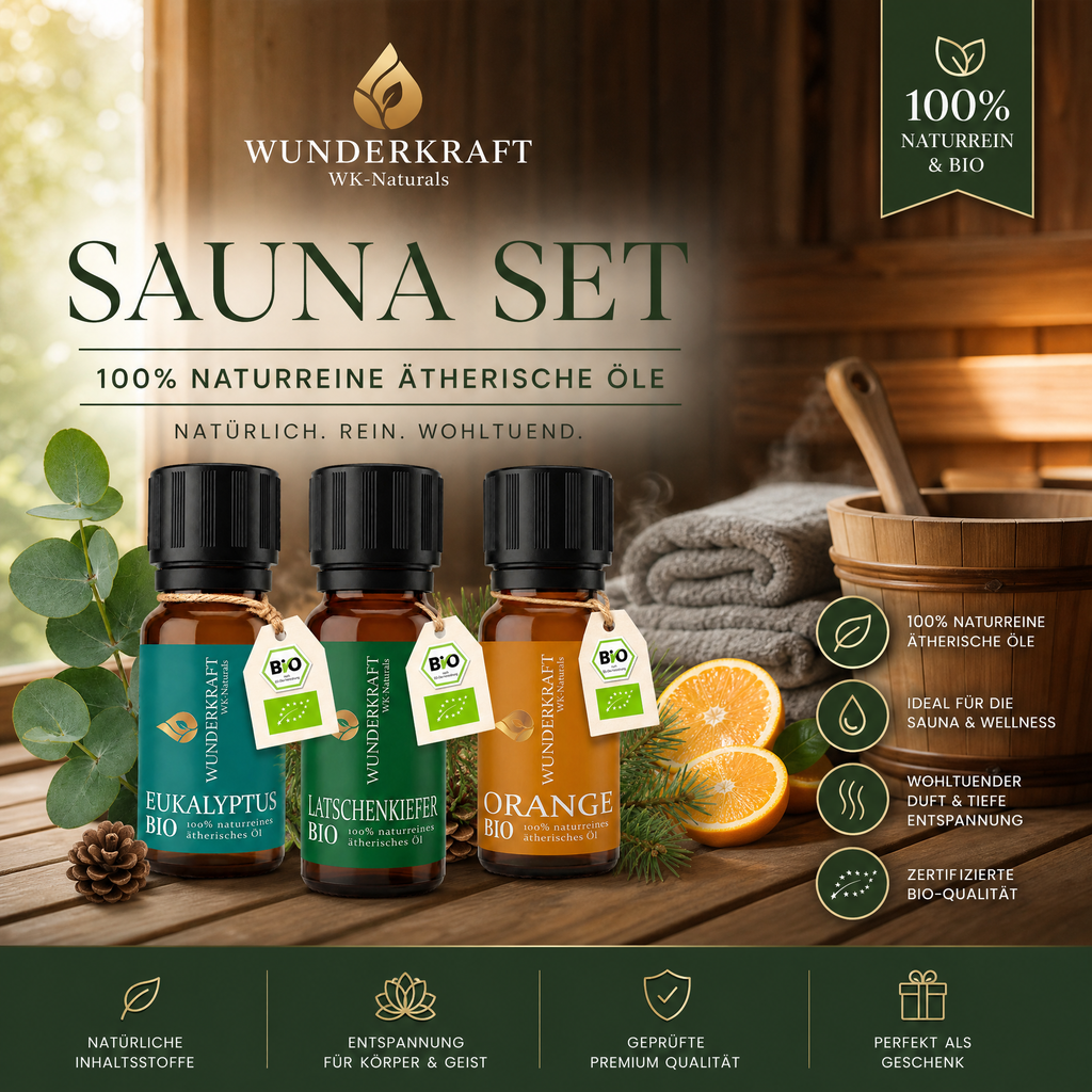 Sauna Duftset – Natürliche Frische für deine Wellnessmomente
