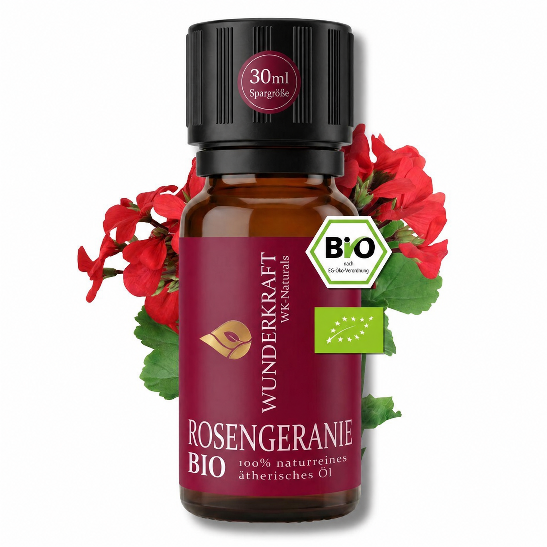 Sanfte Harmonie "ROSENGERANIENÖL BIO" 😴Beruhigung & Schlaf - 🌿 Haut & Pflege