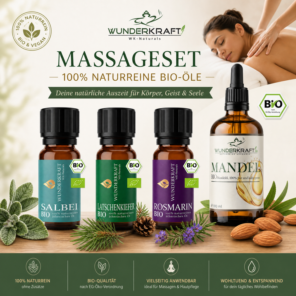 Naturreines Massageset – Dein persönliches Wellness-Ritual