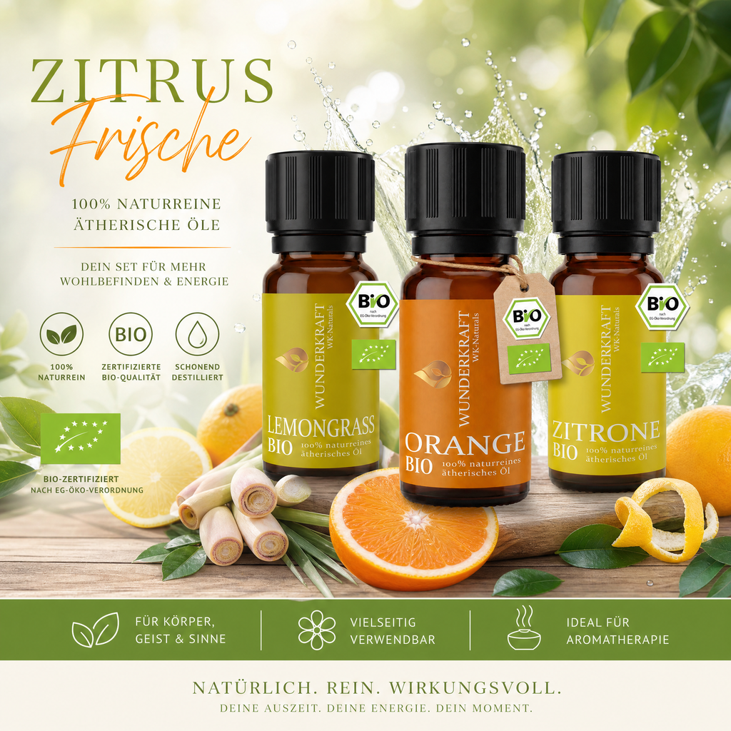Zitrus Frische Set – Energie, Leichtigkeit & sonnige Duftmomente