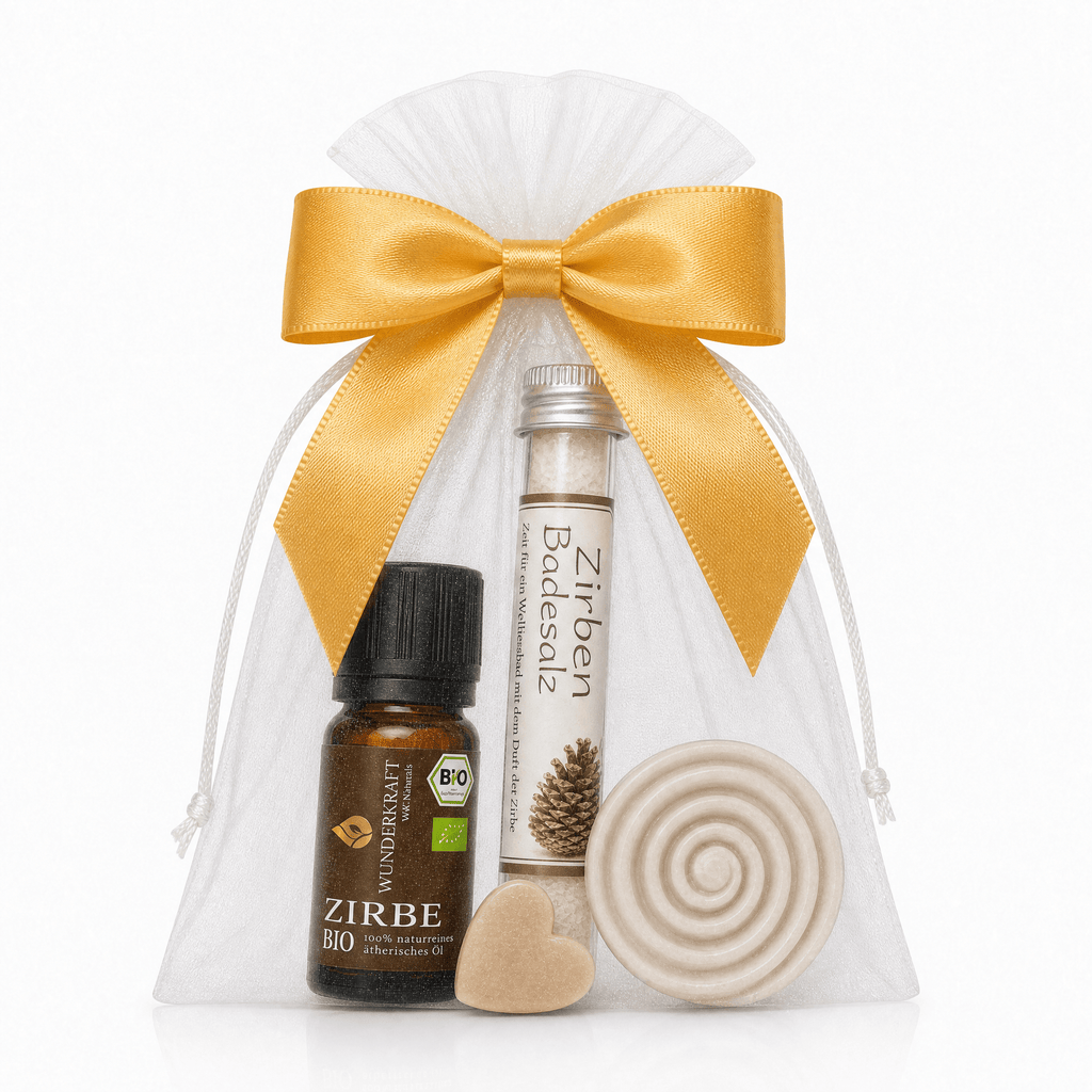 Wellness Geschenkset – Zirbenruhe für echte Entspannungsmomente - Wunderkraft naturals