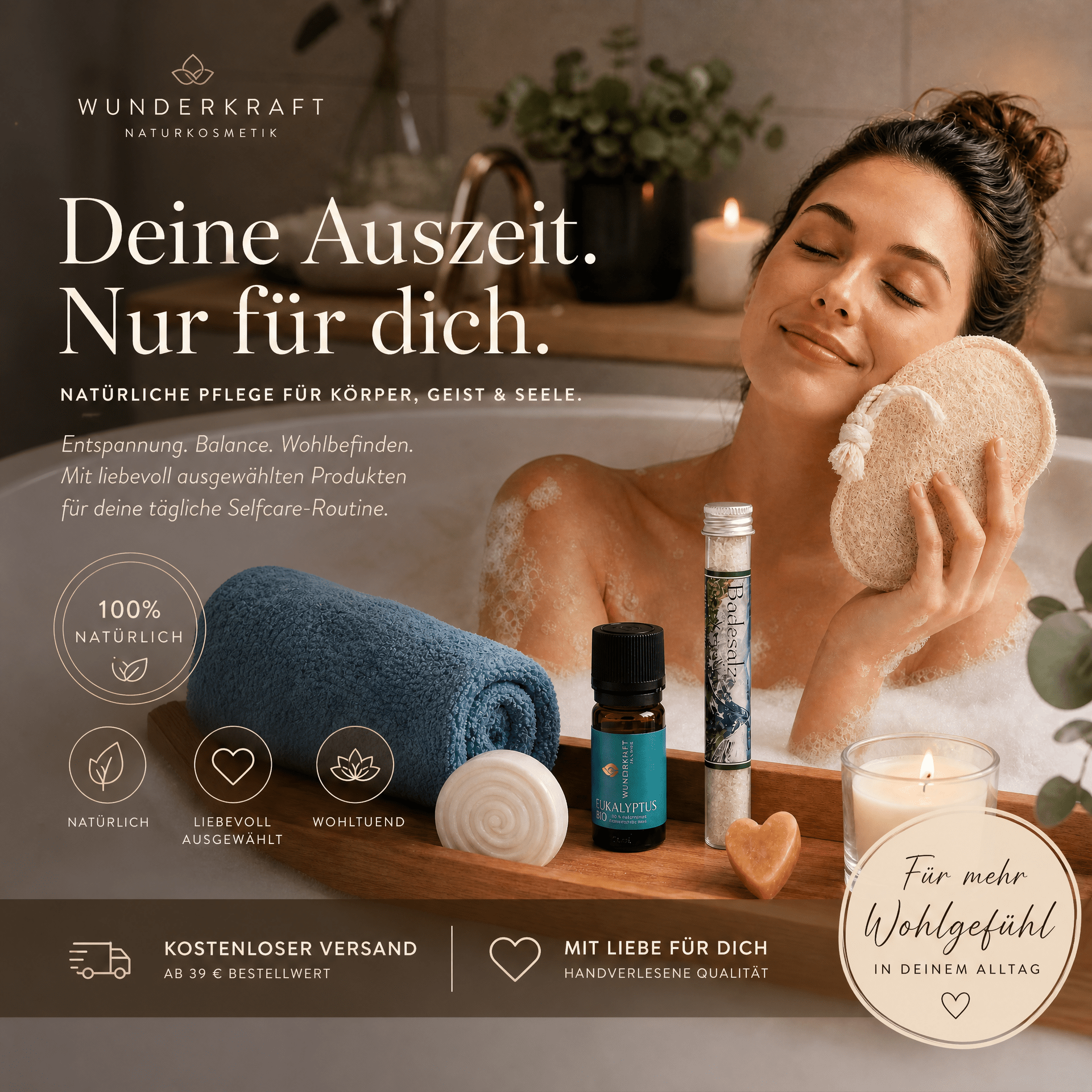 Wellnesstüte – dein kleines Spa für Zuhause 🌿✨ - Wunderkraft naturals