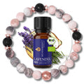 Yoga Armband mit Lavaperlen & Edelsteinen – Dein täglicher Begleiter für Ruhe & Balance - Wunderkraft naturals
